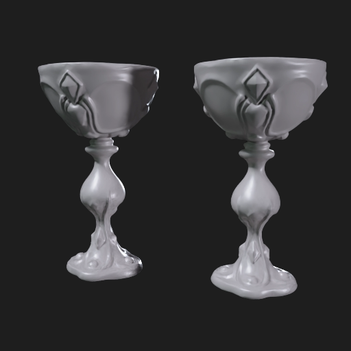 3D printed fantasy chalice